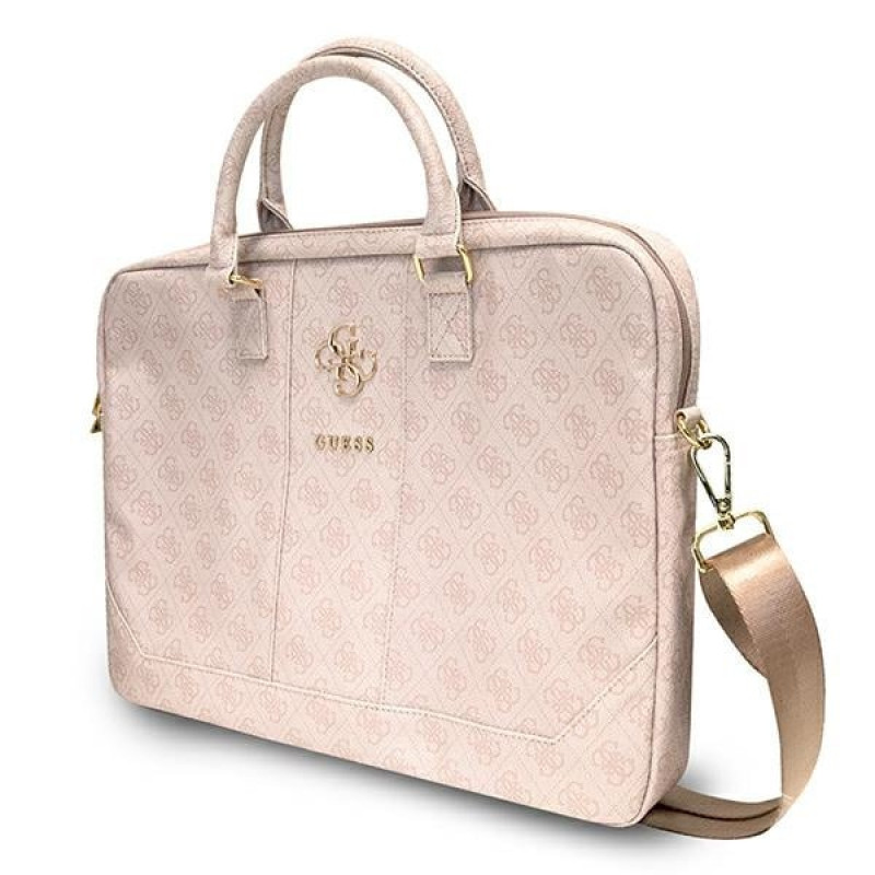 Guess GUCB15G4GFPI 15-Zoll-Laptoptasche, 4G Big Logo, pink
