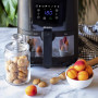 Ariete 00C462600AR0 Heißluftfritteuse, 6 l, Antihaftbeschichtung, BPA-frei, digitaler Timer, LCD-Display