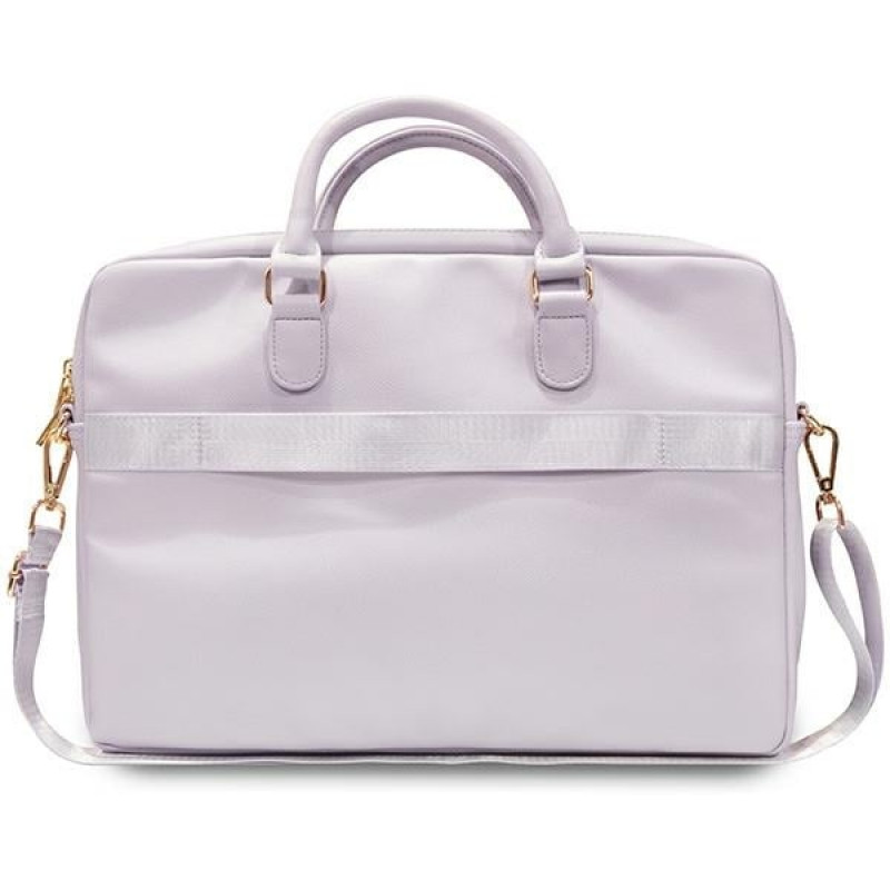 Guess GUCB15ZPGSTEGU 16-Zoll-Laptoptasche, Triangle 4G, lila