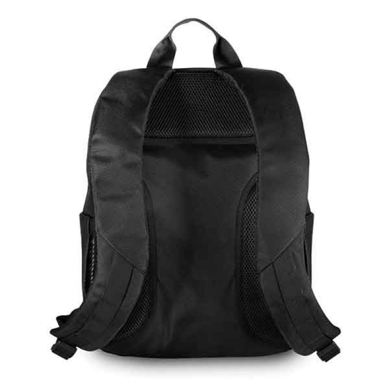 BMW BMBPCO15CAPNBK Rucksack, 16 Zoll, schwarz Carbon Navy Stripe