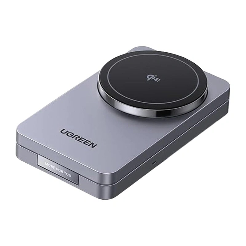 UGREEN W706 2-in-1 Magnetisches Kabelloses Ladegerät MagSafe 15W, schwarz