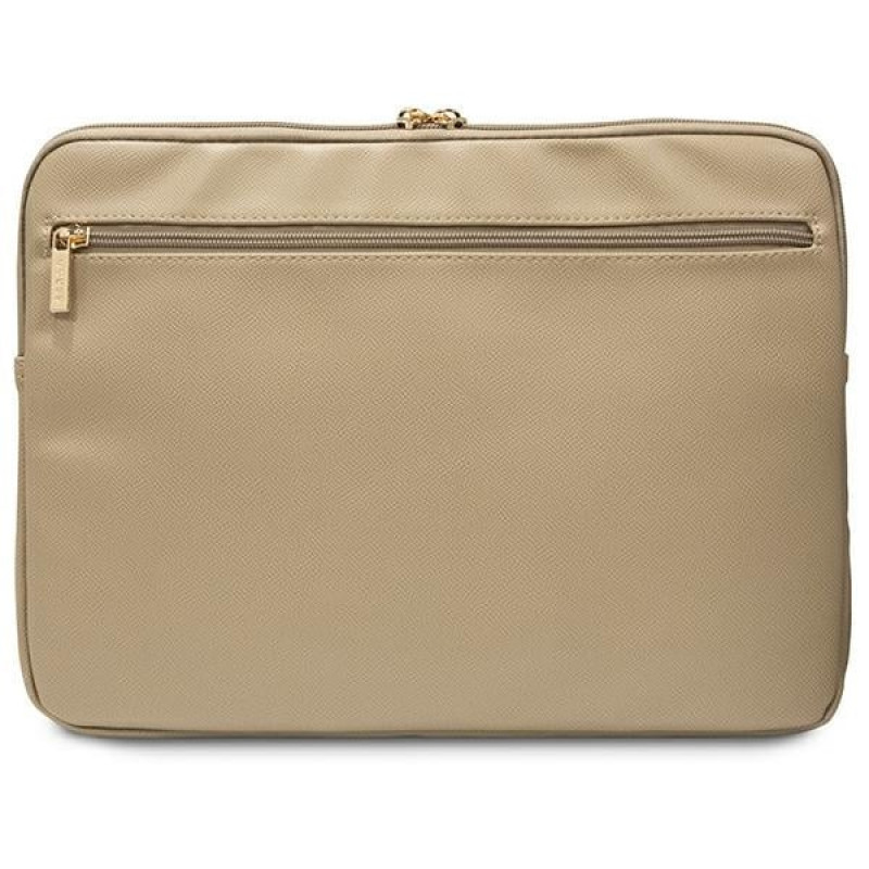Guess GUCS14ZPGSTEGD Laptophülle, 14", Triangle 4G, light gold