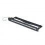 StarTech.com C6PANELSTP241U 24-Port 1U Blind-Keystone-Patchpanel mit Kabelmanagement-Bügel, 48,3 cm, CAT6A, schwarz