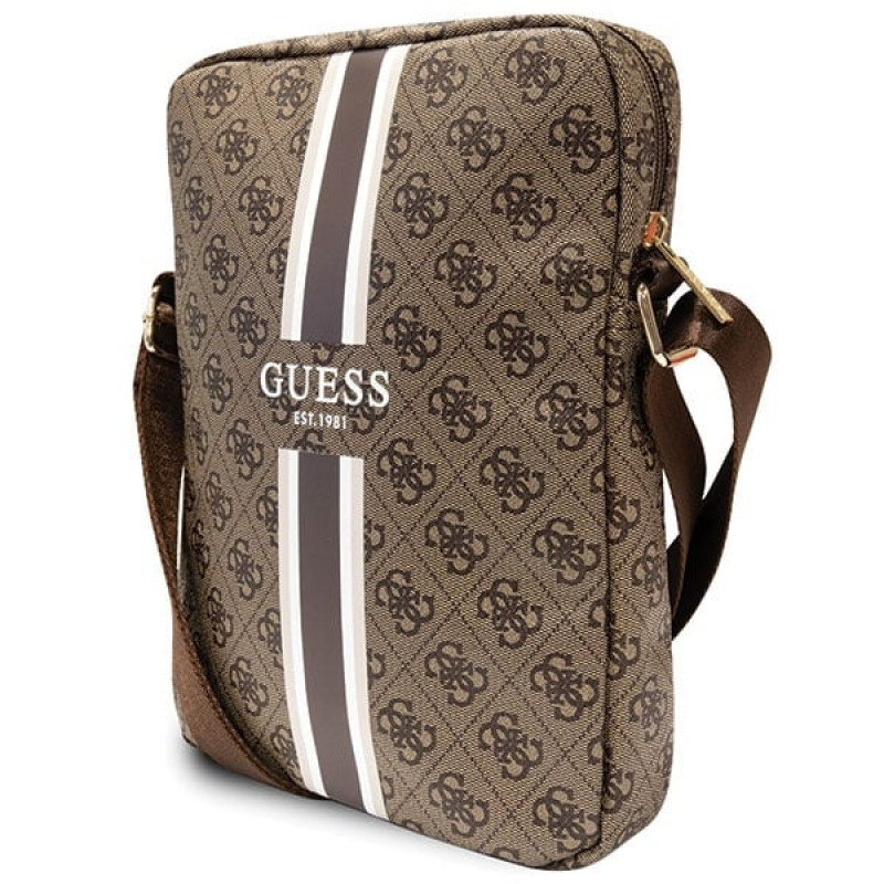 Guess GUTB10P4RPSW 4G Stripes Tablet-Tasche 10", braun