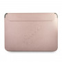 Guess GUCS13PUSASPI Saffiano Script Hülle für 13" Laptop, pink
