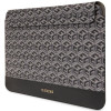 Guess GUCS14HGCFSEK Laptophülle 14 Zoll, GCube Stripes, schwarz