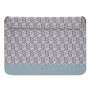 Guess GUCS14HGCFSEB Laptophülle 14 Zoll, GCube Stripes, blau