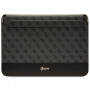 Guess GUCS14PS4SGK Laptophülle 14 Zoll, 4G Stripe Metal Logo, schwarz