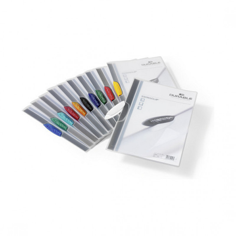 Durable SWINGCLIP 30 A4 Schnellhefter 226000, transparent (25 Stück)