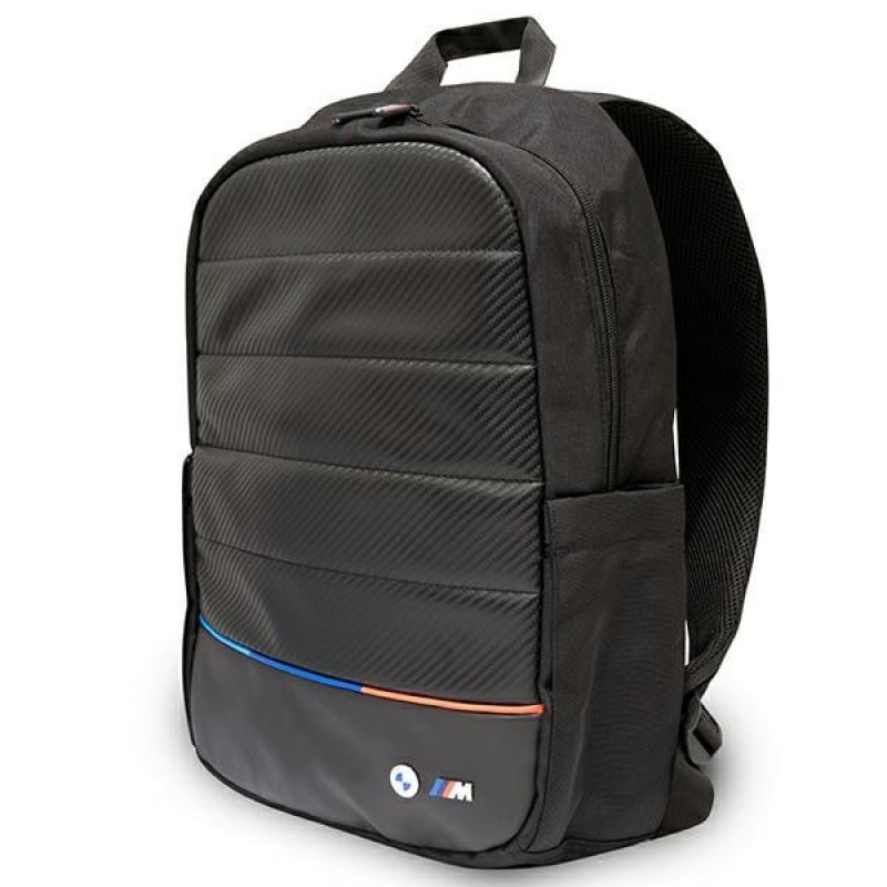 BMW BMBP15COCARTCBK Rucksack 16 Zoll, Carbon Tricolor, schwarz