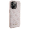 Guess GUBPM5P14L4GEMGP Apple iPhone 14 Pro Hardcase + 5000 mAh MagSafe Powerbank Set, 4G Metal Logo, Pink