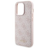 Guess GUBPM5P14L4GEMGP Apple iPhone 14 Pro Hardcase + 5000 mAh MagSafe Powerbank Set, 4G Metal Logo, Pink