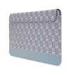 Guess GUCS16HGCFSEB Laptophülle für bis zu 16 Zoll, GCube Stripe, blau