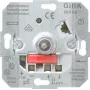 Gira 030900 Dimmer und Schalter, Unterputzeinsatz, metallic
