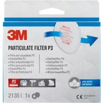 3M Partikelfilter FFP3 2135PRO1, 1 Paar (2135PRO1)