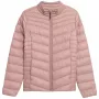 4F Damen gesteppte hellrosa Pufferjacke H4Z21 KUDP002 Größe S