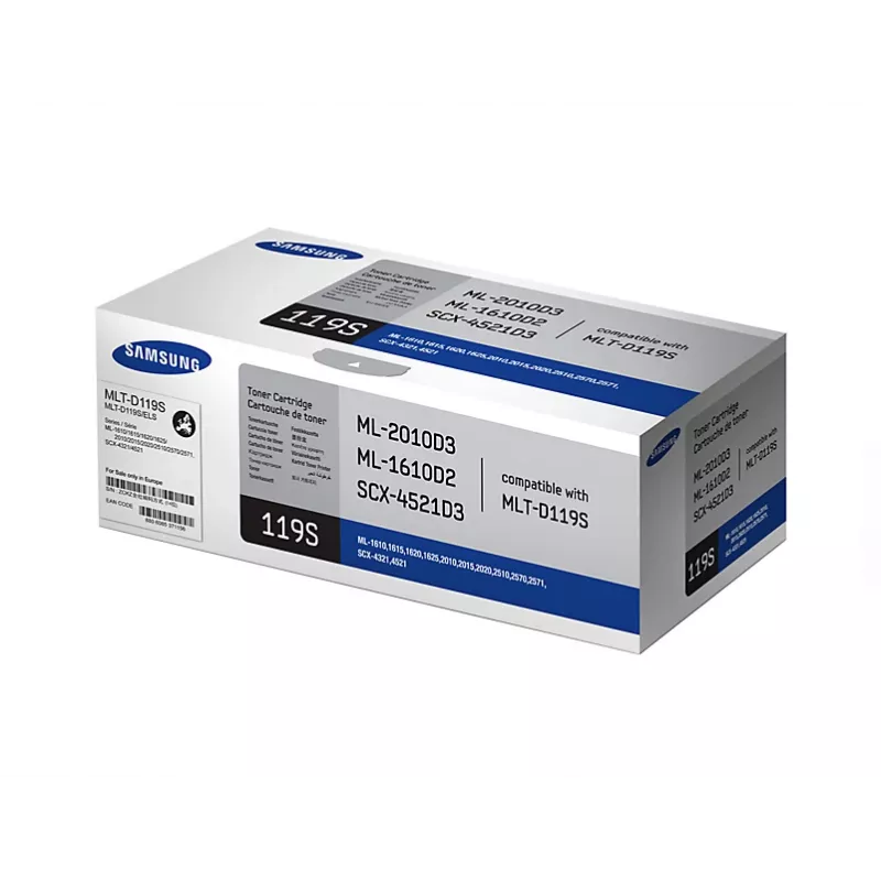 Samsung MLT-D119S Schwarz Original Tonerkartusche, 3000 Seiten, Schwarz, 1 Stk.