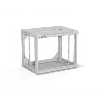 A-LAN ALANTEC 19 inch 9U 600x450 Wandgehäuse, Grau