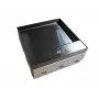 A-LAN Bodenbox 12M - 12-Modul-Bodenbox für Standardsockel 22,5x45 mm (45x45 mm), gewinkelte Montage