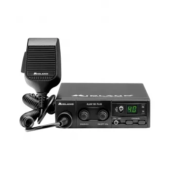 A-LAN Radio CB ALAN B PL 100+ Mobile CB Funkgerät 40 Kanäle AM/FM
