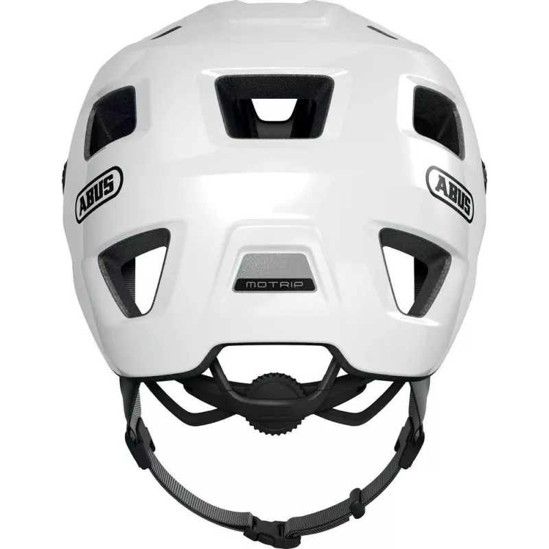 ABUS MoTrip Helm, Glänzend Weiß, Größe L (64710)