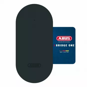 ABUS Security-Center BRIDGE One Smart Home Wireless LAN Bridge (ABBO10000B), Schwarz, 230 V, Bluetooth-fähig