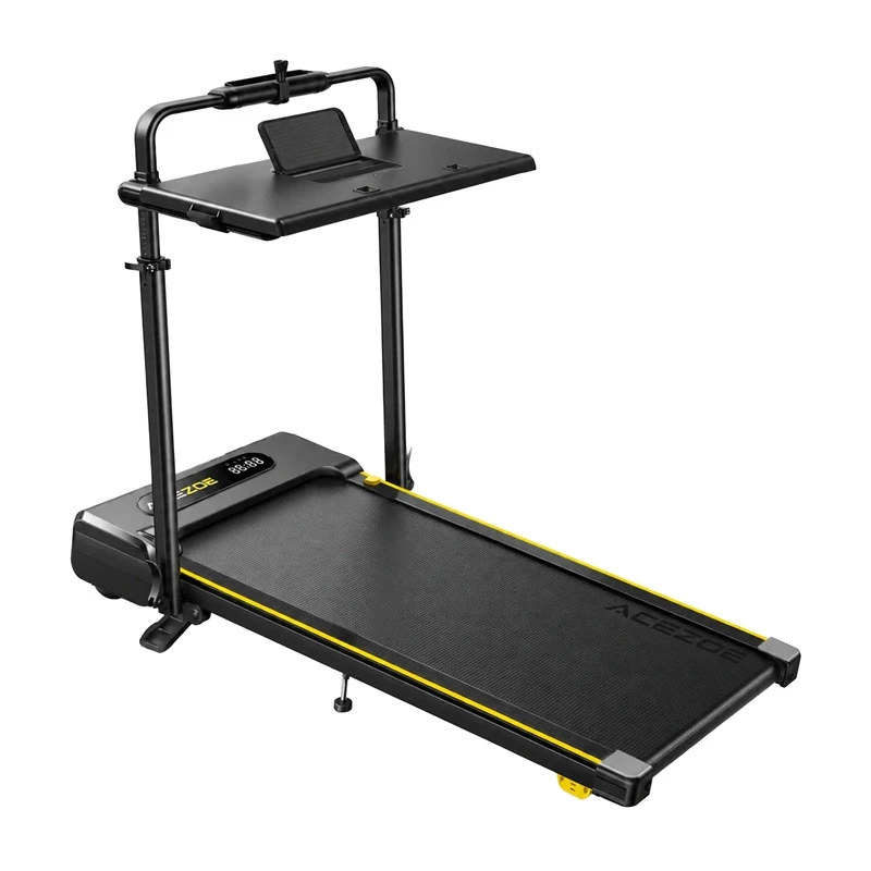 ACEZOE P20 Klappbares Elektrisches Laufband (Schwarz/Gelb) – 2,5 PS, 14 km/h