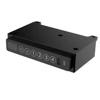 ACJ ACTIVEJET ET119S-CZ Elektrisch höhenverstellbarer Schreibtisch 120x60 cm Schwarz