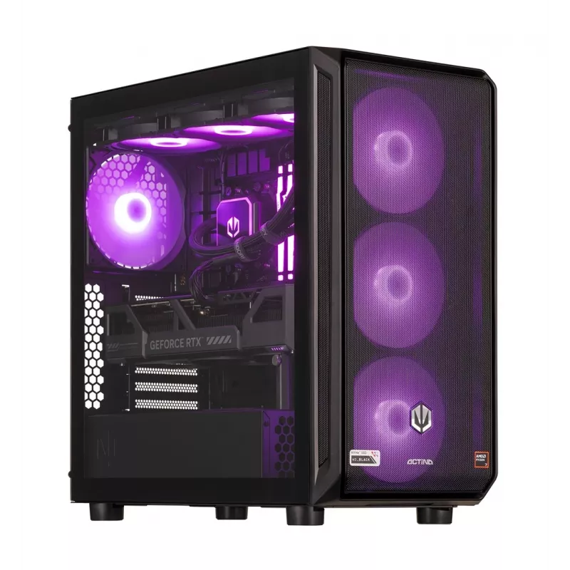 ACTINA PC AMD Ryzen 7 7800X3D 32 GB DDR5-SDRAM 2 TB SSD NVIDIA GeForce RTX 5080 Windows 11 Home Midi Tower Black