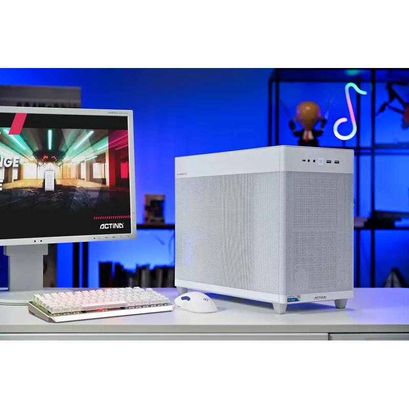 Actina PC AMD Ryzen 7 8700F 32 GB DDR5-SDRAM 1 TB SSD NVIDIA GeForce RTX 5060 Ti Mini Tower White