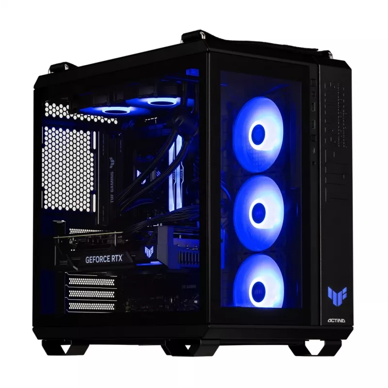Actina PC Intel Core Ultra 9 285K 64 GB DDR5-SDRAM 2 TB SSD NVIDIA GeForce RTX 5090 Midi Tower Schwarz