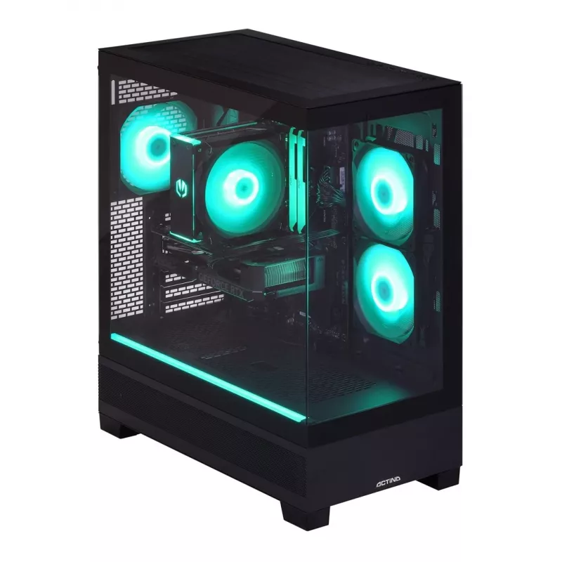 Actina View 5700X/16GB/1TB/RX9060XT/650W Gaming-Desktop-PC