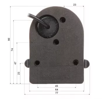 AUTONE ATE-CAM-AHD735HD mobile AHD-Kamera, 1080p, 2,8-mm-Objektiv, IR bis 10 m