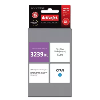 Activejet AB-3239CNX Cyan-Tintenpatrone (Ersatz für Brother LC3239XLC, Supreme, 50 ml)