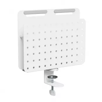 Activejet APB-006W Rotierender Steckbrett-Schreibtischorganisator, Grau & Weiß