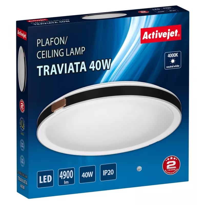 Activejet AJE-TRAVIATA LED-Deckenleuchte, 40W