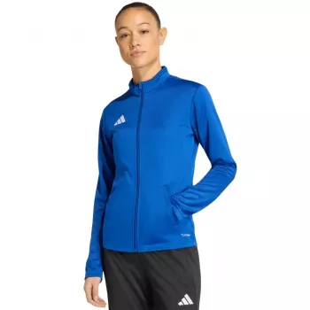 adidas Entrada 26 Damen-Trainingsjacke mit durchgehendem Reißverschluss, Blau, M