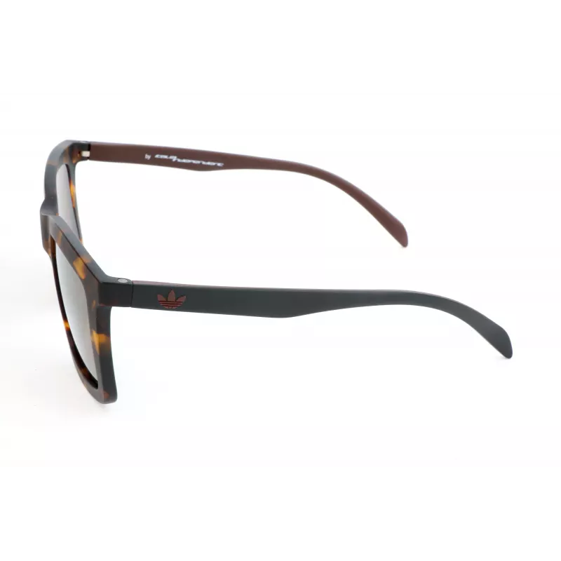 Adidas Herren AOR015 Sonnenbrille – mattschwarzes Gestell, graue Gläser – 53/20/140 mm
