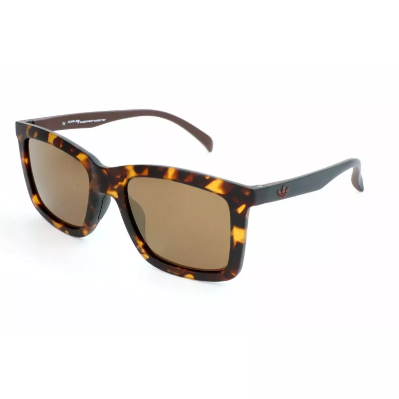 Adidas Herren AOR015 Sonnenbrille – mattschwarzes Gestell, graue Gläser – 53/20/140 mm