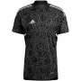 ADIDAS Herren Condivo 22 Torwarttrikot Kurzarm Schwarz HB1619