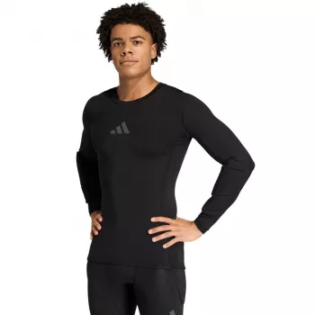 adidas Herren Gepolsterte Torwart-Basisschicht-Shirt Schwarz M