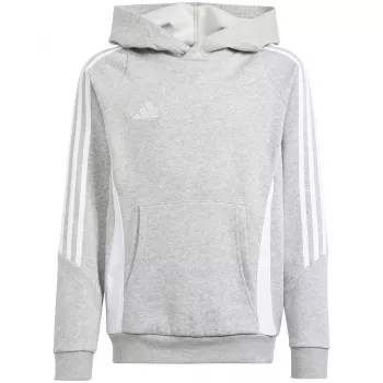adidas Tiro 24 Hooded Sweatshirt Mittelgrau Meliert Jugend 140cm