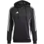 adidas Tiro 24 Training Kapuzen-Herren-Sweatshirt Schwarz IJ9957