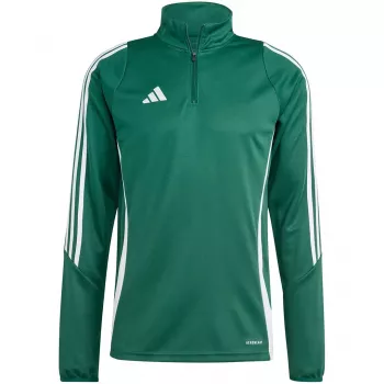 adidas Tiro 24 Trainings-Top Sweatshirt Team Green/Weiß Größe L