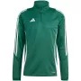adidas Tiro 24 Trainings-Top Sweatshirt Team Green/Weiß Größe L