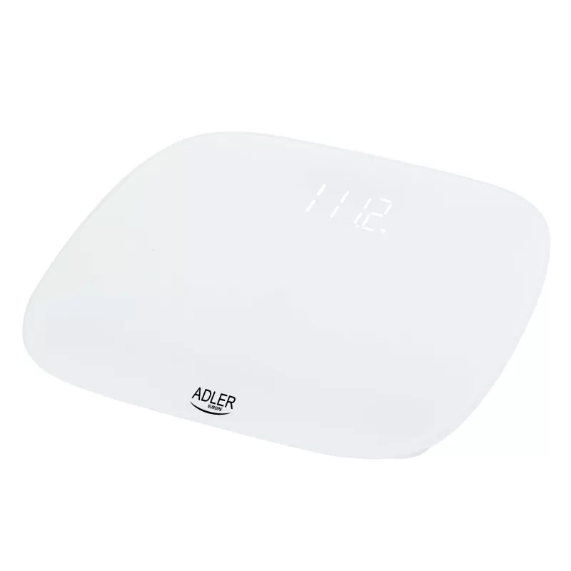 Adler AD 8176 elektronische Personenwaage, Glasplattform, 180 kg