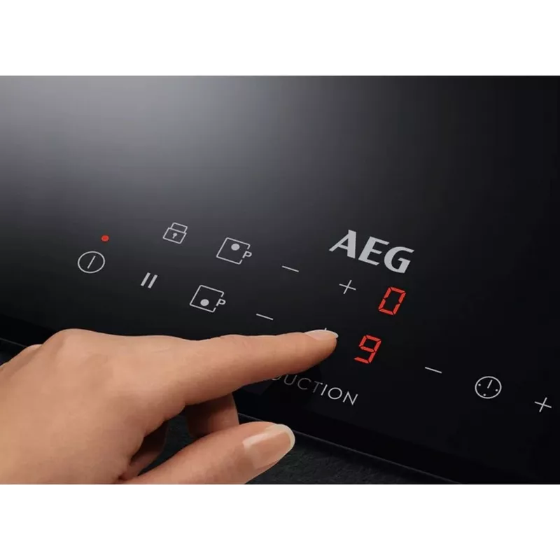 AEG IKB32300CB 2-Zone Induktionskochfeld, Touch Control, PowerBoost, Schwarz