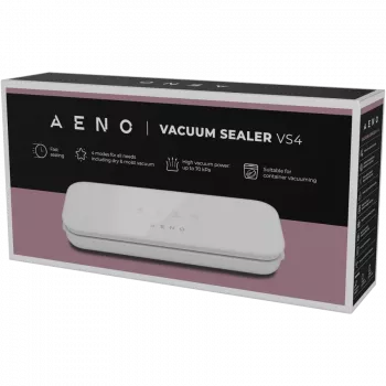 AENO Vakuumierer, Weiß, LED-Anzeige, 230V AC, 130W, -65kPa