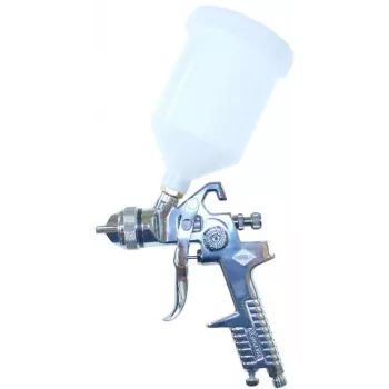Airpress HVLP Fließbecher-Farbspritzpistole 1,4mm Düse 600ml Becher