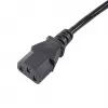 Akyga AK-PC-05A Netzkabel CEE 7/7 auf IEC C13, 5 m, schwarz